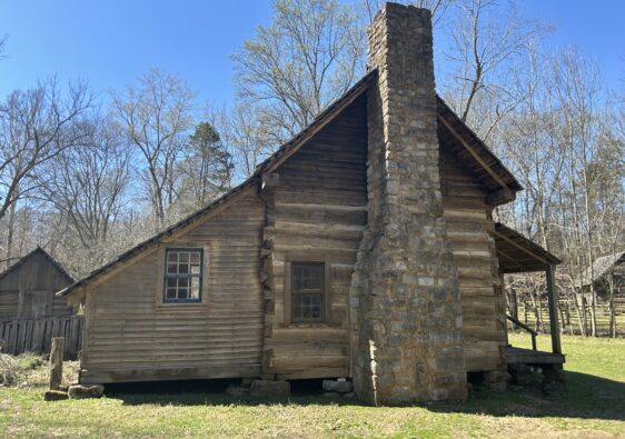 The Home Place, log cabin Stewart County, Tennessee