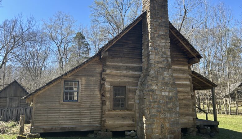 The Home Place, log cabin Stewart County, Tennessee