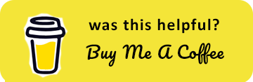 Was this helpful? Buy me a coffee
