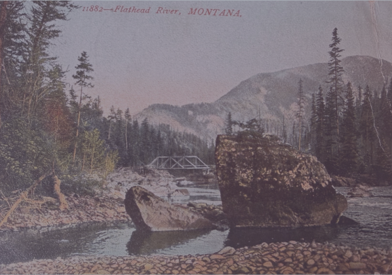 Montana Flathead River Scene