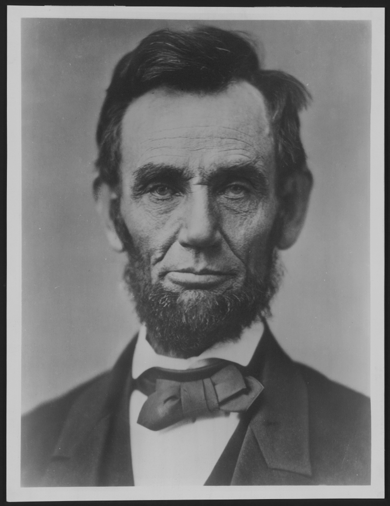 photograph portrait of Abraham Lincoln